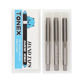 ハンドタップ　M8 TRUSCO ハンドタップ 左ねじ用 M8×1.25 セット (SKS)(Tcode